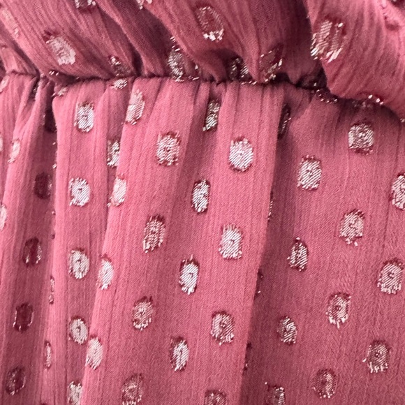 Premier Amour Maroon Long Sleeve Dress Size 4 NWT - Picture 5 of 13